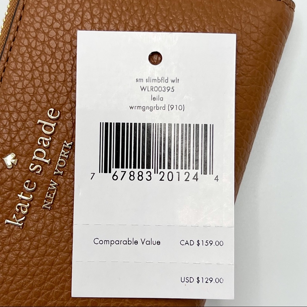 NWT Kate Spade Slim Bifold Wallet - Picture 4 of 4